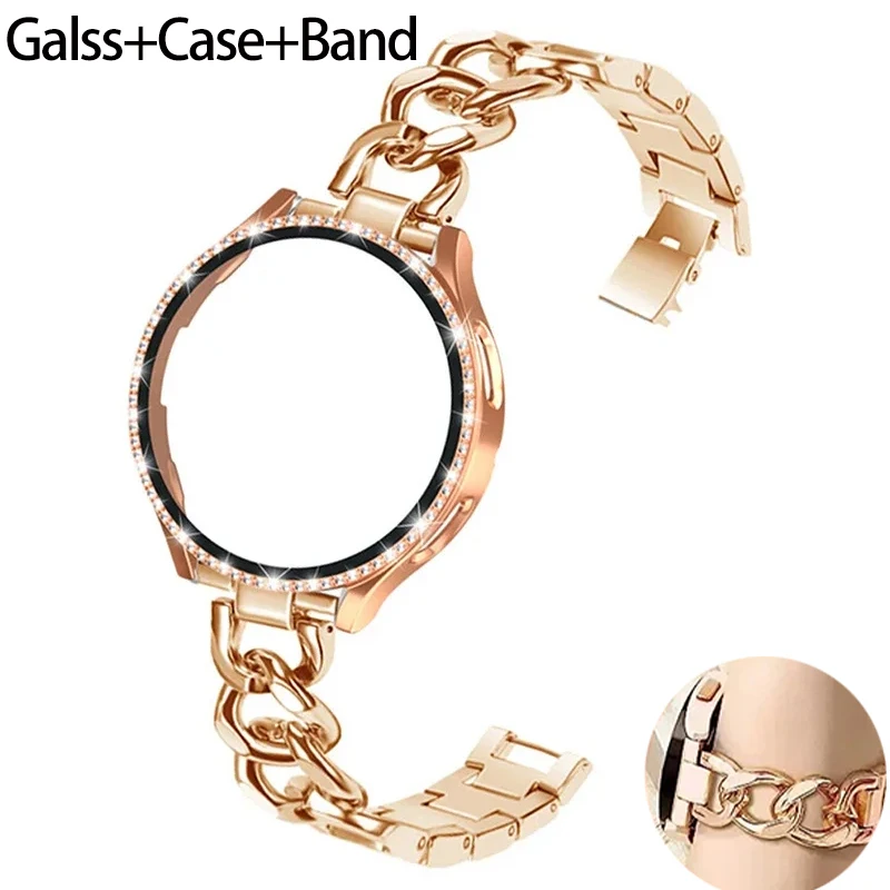 Accessories For Galaxy Watch 5 - Custodia Bling + Bracciale per Samsung