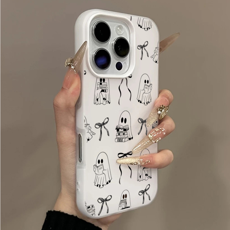 Apple Iphone 16 - Custodia per telefono con simpatico fantasma