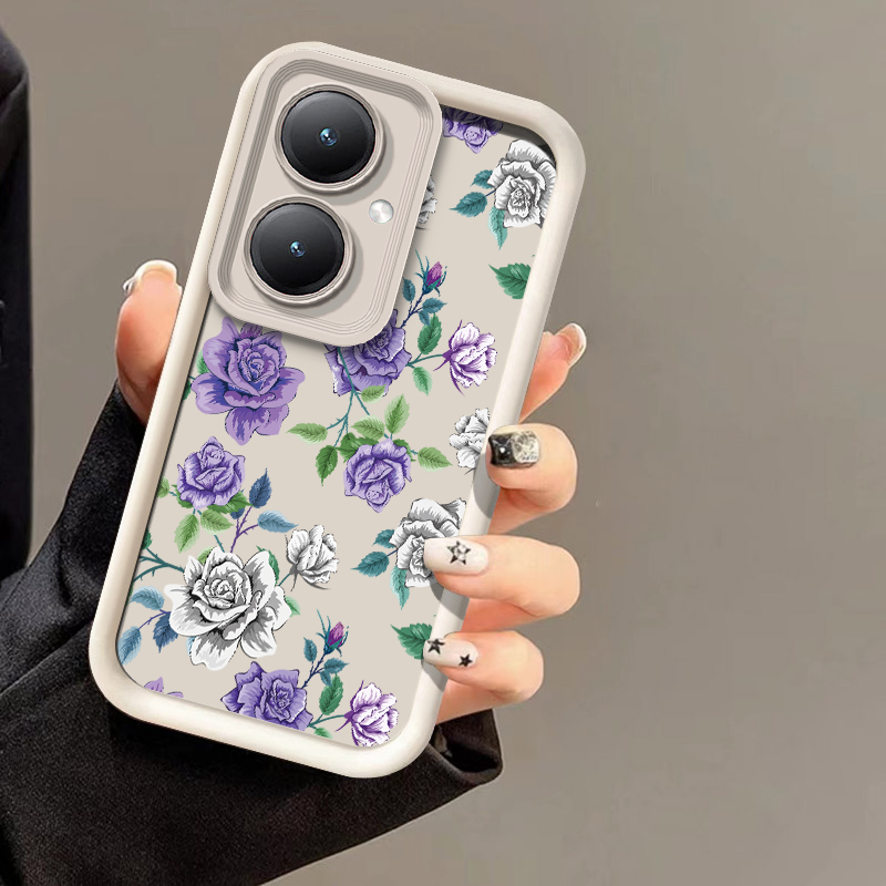 Vivo Y28 - Cover per telefono con pittura floreale