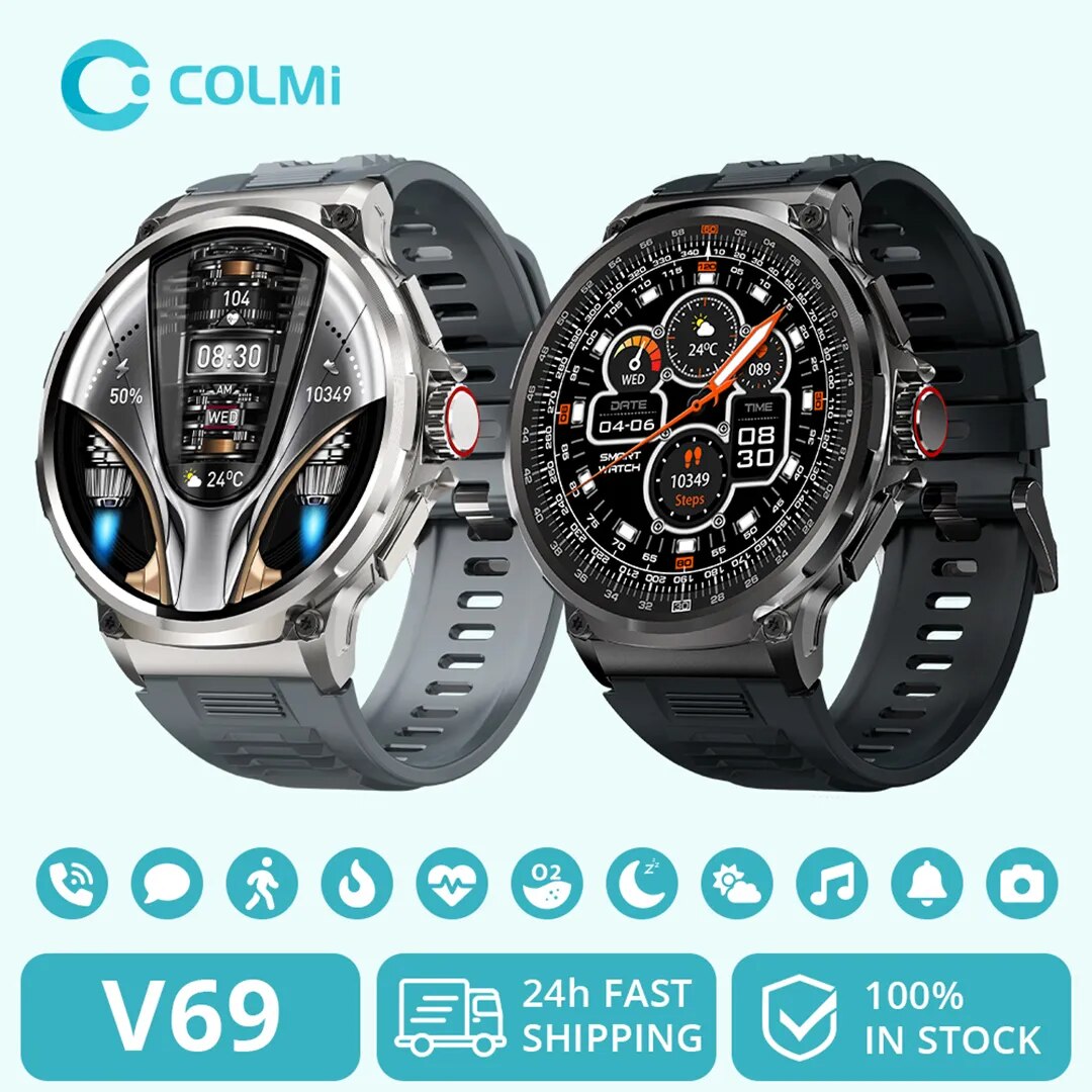 Smartwatch Face - COLMI V69 1.85 pollici HD Bluetooth