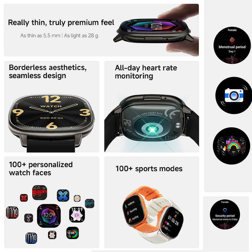 Smartwatch Ultra Sottile 5.5mm - Smartwatch Face recensione e prezzo