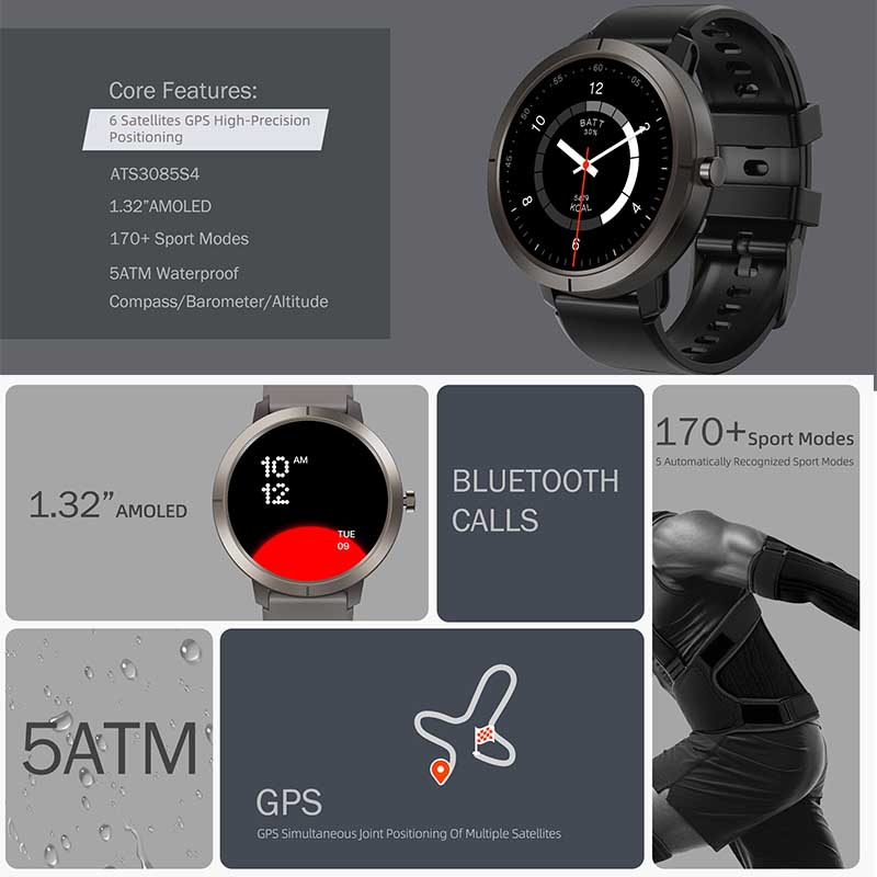 Smartwatch GPS 2026 con Displa - Smartwatch Face recensione e prezzo