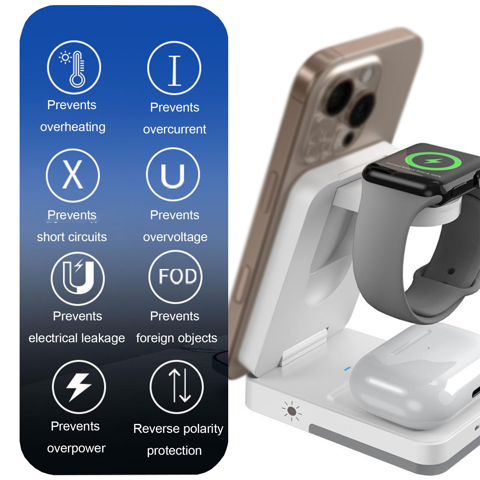 Caricatore Wireless Pieghevole - Smartwatch Ac recensione e prezzo