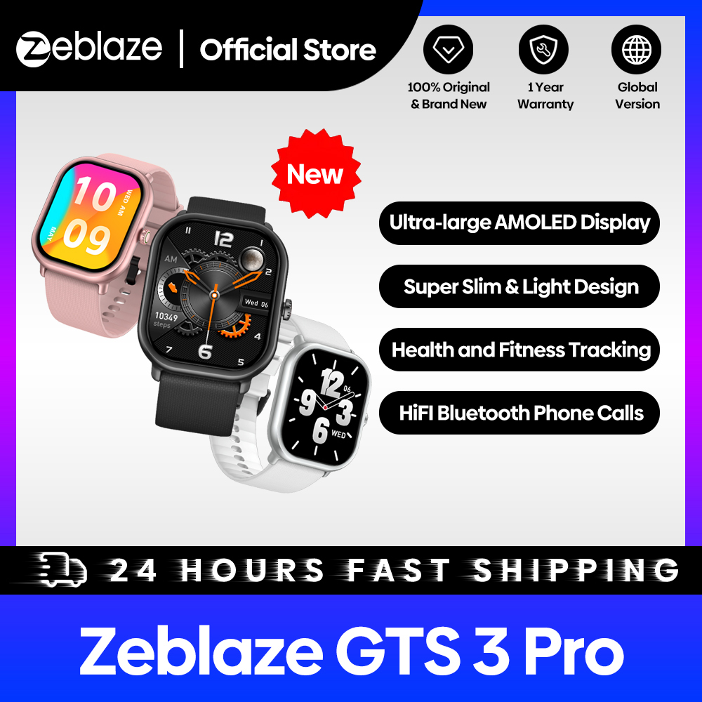 Nuovo Zeblaze GTS 3 Pro Chiama - Smartwatch Face recensione e prezzo